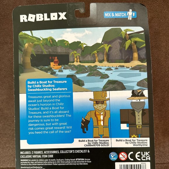 NEW Roblox Build a Boat For Treasure by Chillz Studios Swashbuckling Seafarers - Picture 2 of 2